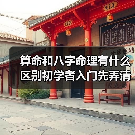 算命和八字命理有什么区别初学者入门先弄清这几点
