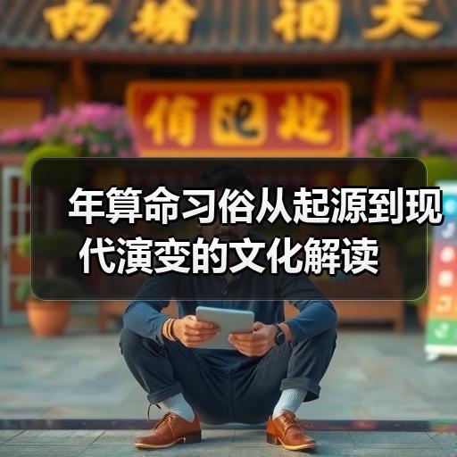 年算命习俗从起源到现代演变的文化解读