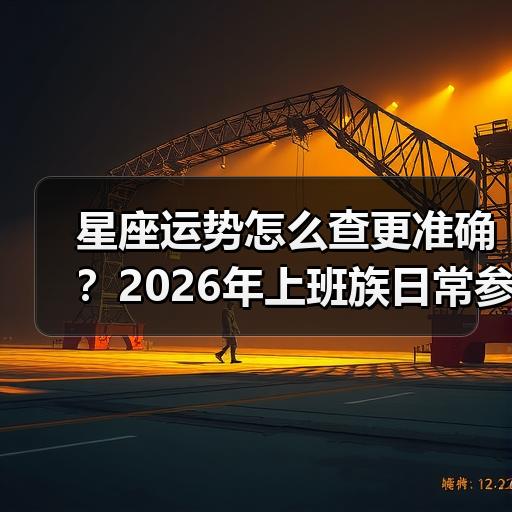 星座运势怎么查更准确？2026年上班族日常参考指南