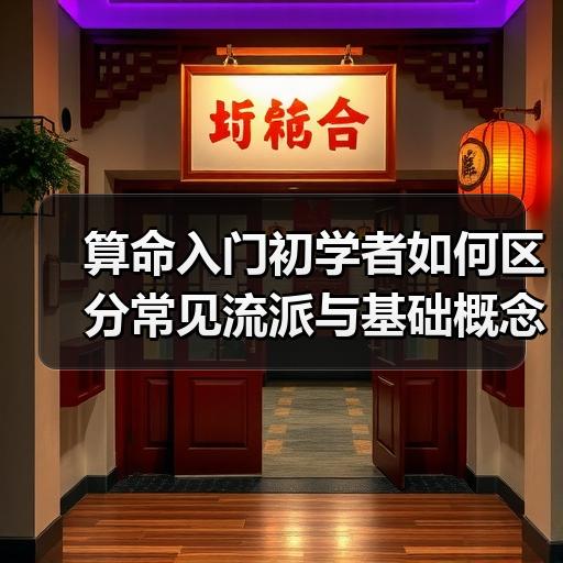 算命入门初学者如何区分常见流派与基础概念