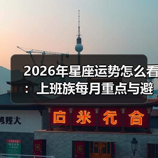 2026年星座运势怎么看：上班族每月重点与避坑提醒