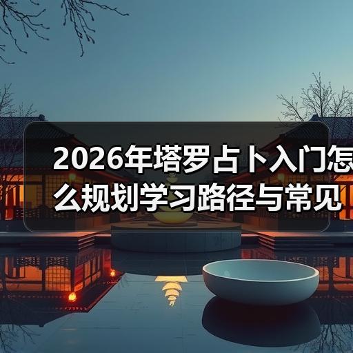 2026年塔罗占卜入门怎么规划学习路径与常见误区